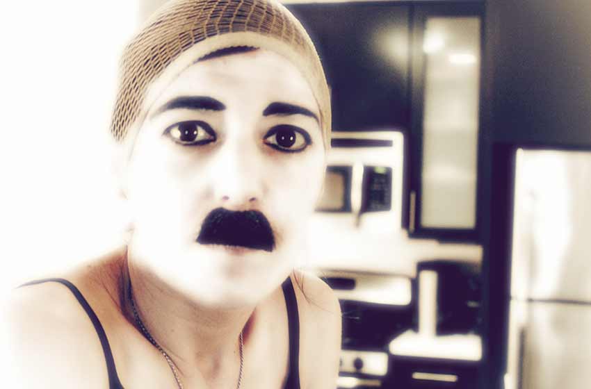 Ananda becoming Charlie Chaplin